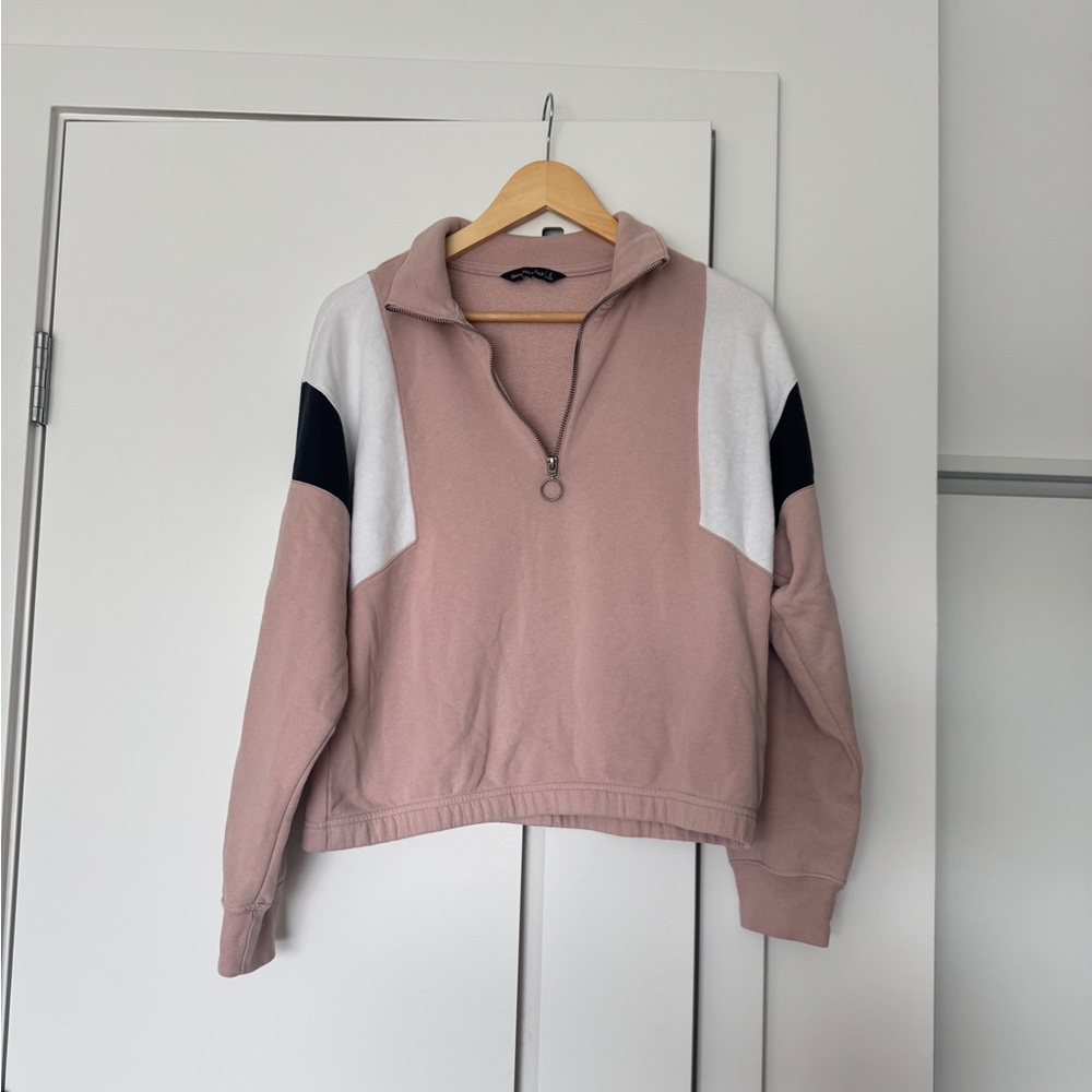 Abercrombie & Fitch Colour Block Half Zip-Up
